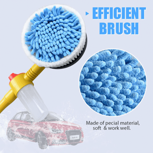 Car Wash 360° Rotating Brush Tool Set