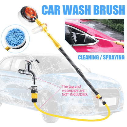 Car Wash 360° Rotating Brush Tool Set