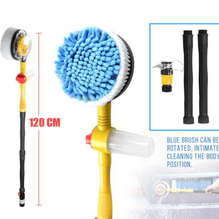 Car Wash 360° Rotating Brush Tool Set