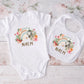 Matching Baby Bib & Romper Gift 2 Pcs