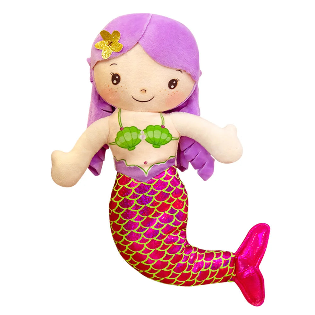 Cartoon Mermaid Plush Doll