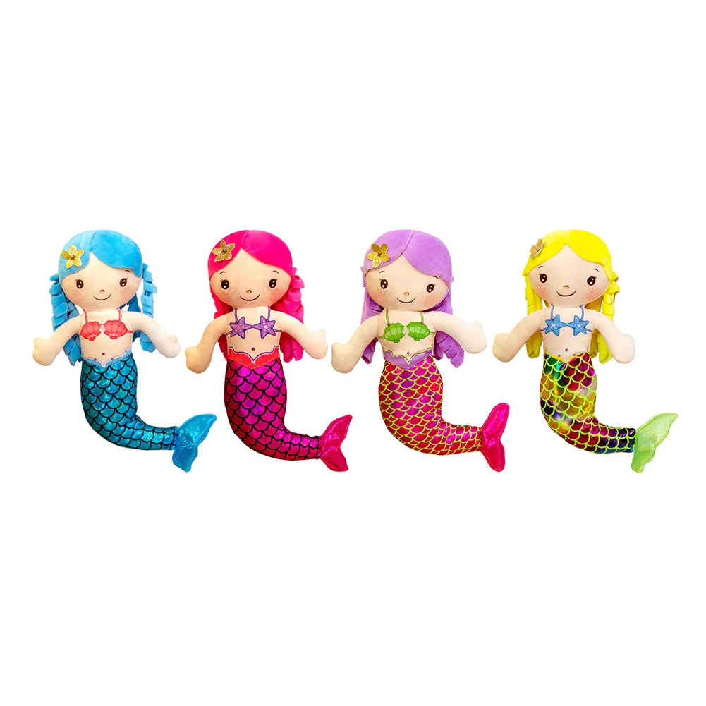Cartoon Mermaid Plush Doll