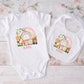 Matching Baby Bib & Romper Gift 2 Pcs